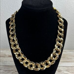 1980s Monet Gold Chain Necklace